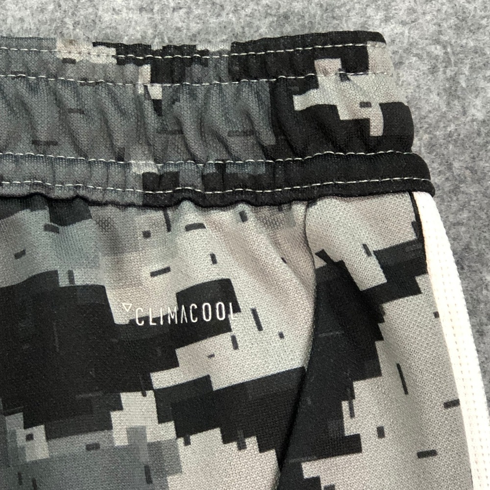 Adidas ClimaCool Mens Pants L Gray Camouflage Digital Athletic Zip Ankles Track - Picture 7 of 14